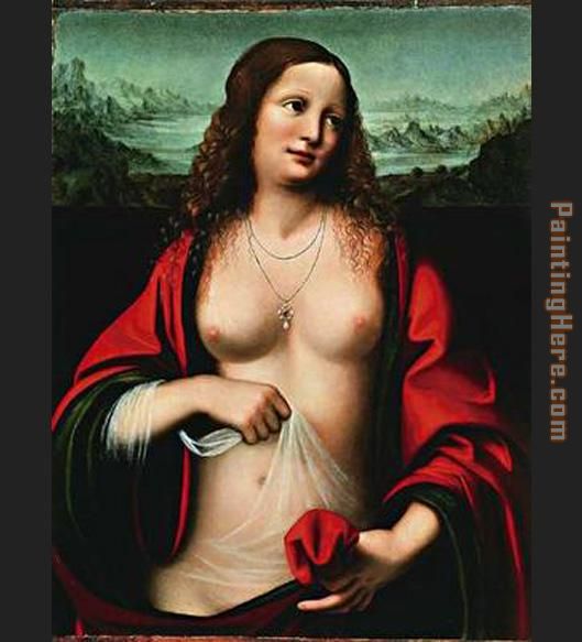 Mary Magdalene holy grail painting - Unknown Artist Mary Magdalene holy grail art painting